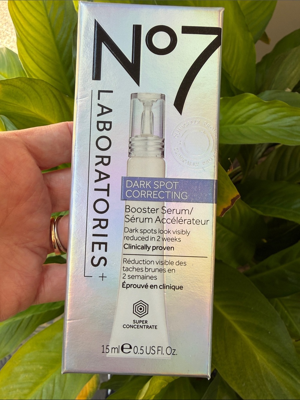 No7 Laboratories Dark Spot Correcting Booster Serum 15ml 0.5oz NIB SEALED